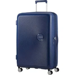 American Tourister Soundbox Spinner Maleta Grande 77cm 4 Ruedas Azul Marino